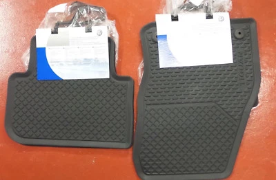 Genuine VW Tiguan 2016 onwards RHD - All Weather Rubber Front & Rear Floor Mats - Image 1 of 4