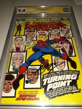 2x Signed AMAZING SPIDERMAN 121 CGC SS 9.4 JOHN ROMITA & CONWAY DEATH GWEN STACY
