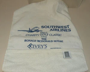 TOALLA DE GOLF SOUTHWEST AIRLINES CAÍDA CARIDAD GOLF CLÁSICO BOEING 737 - Imagen 1 de 3