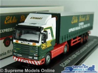 EDDIE STOBART SCANIA R143M TRUCK LORRY MODEL 1:76 SIZE OXFORD BUMBLE BETTE K8 - Image 1 of 4