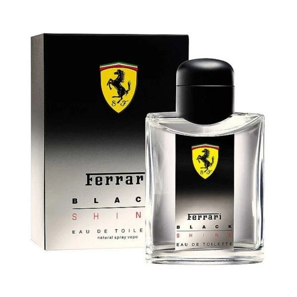 Ferrari Black Shine de Ferrari para hombre 4,2 oz-125 ml eau de parfum spray nuevo y sellado. Foto 1 de 1