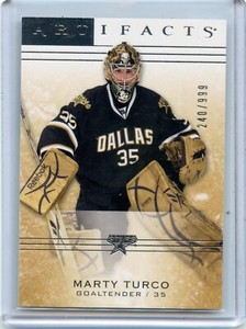 2014-15 Artifacts #106 Marty Turco G 240/999