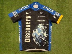 DISCOVERY CHANNEL PRO CYCLING TEAM 2007 BIKE CYCLING SHIRT JERSEY SIZE L NIKE - Picture 1 of 6