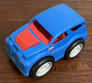 Vintage Little Tikes Hot Rod Off Road Truck Blue Vehicle Hood Scoop Trailer - Picture 1 of 3