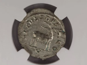 NGC AU Phlip I 5/5,3/5 AR Antoninianus. 244-249AD. Saecular Games Stag. - Picture 1 of 6