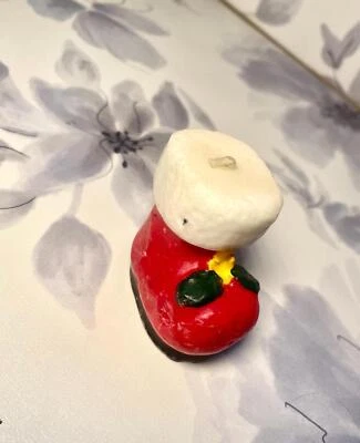 Vintage Christmas Santas Boot Candle Decor Foto 1 de 4