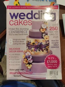 WEDDING CAKES, Ultimate Guide; Issue 58, Spring 2016; 112 pages w/ many Photos! - Picture 1 of 6