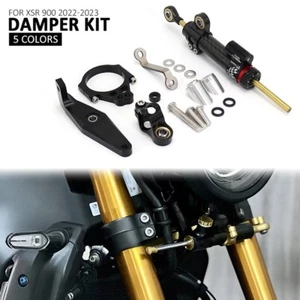 Motorcycle Steering Damper Stabilizer Bracket New For Yamaha XSR 900 2022-2023 - Picture 1 of 12