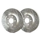 For Mazda RX-7 93-95 SP Performance Drilled & Slotted 1-Piece Front Brake Rotors