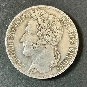 Belgique - Léopold Ier - Très Jolie Monnaie de 5 Francs 1833 - pos.B (2) - Bild 1 von 2