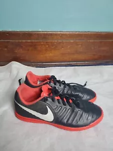 Nike Youth Tiempo Legend 7 Club Indoor Soccer Shoes Size 6Y AH7260-006 - Picture 1 of 9