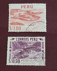 Lot 23. Peru Stamps Lot Of 2. 1900s.  Used