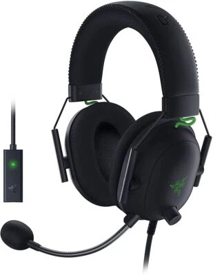 Razer BlackShark V2 Gaming Headset Virtual 7.1 USB 3.5mm Multi-Plattform Black - Immagine 1 di 4