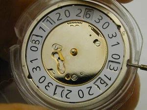 Ronda 6004.B SUB SECOND, DATE AT 12 RUNNING WITH STEM HAS NEW BATTERY - Picture 1 of 3