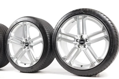 Audi A8 S8 D5 4N Sommerkompletträder 21 Zoll 4N0601025F 265 35 21 Sommer Räder - Bild 1 von 4