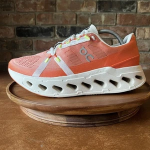 On Cloudeclipse Men's 10 Flame Ivory Cushioned Road Running Shoes Sneakers - Picture 1 of 24