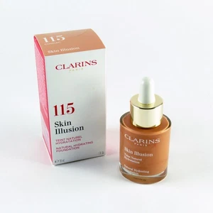 CLARINS PARIS Skin Illusion Teint Naturel Hydratation Foundation NIB - Picture 1 of 2