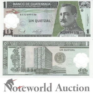 GUATEMALA 1 Quetzal 2006 P 109 Polymer UNC - Picture 1 of 3