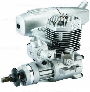 NEW O.S. ENGINE MAX 46AX II RC Airplane Engine w/ Muffler Two Stroke OS #15490 - Picture 1 of 3
