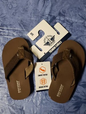 Sandalias Dockers de vestir chanclas premium para jóvenes y niños talla pequeña 11-12 Foto 1 de 4
