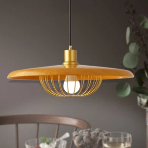 Vintage Kitchen Pendant Lighting Metal Cage Traditional Ceiling Light Fixture - Picture 1 of 7