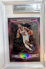 Mikal Bridges Obsidian Pink /75 BGS 9 POP 2 Brooklyn Nets Rookie Card RC Preview