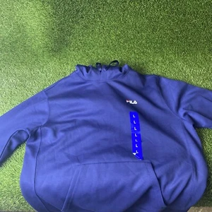Felpa uomo Fila L felpa con cappuccio in pile nuova con etichette - Foto 1 di 5