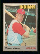 1970  OPC  O-PEE-CHEE  BASEBALL  # 275  DUKE SIMS    16452