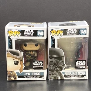 Funko Pop Star Wars #148 Jyn Erso Imperial Death Trooper #149 Smugglers Bounty - Bild 1 von 12