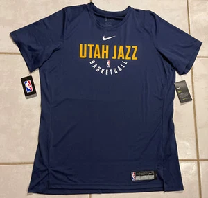 NWT NIKE Utah Jazz NBA Basketball Shooting Shirt Women’s 2XL-Tall 863959-419 - Picture 1 of 12