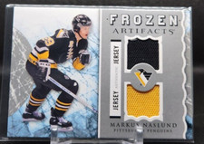 2012-13 Upper Deck Artifacts Frozen Dual Patch Game Used Markus Naslund #FA-MN