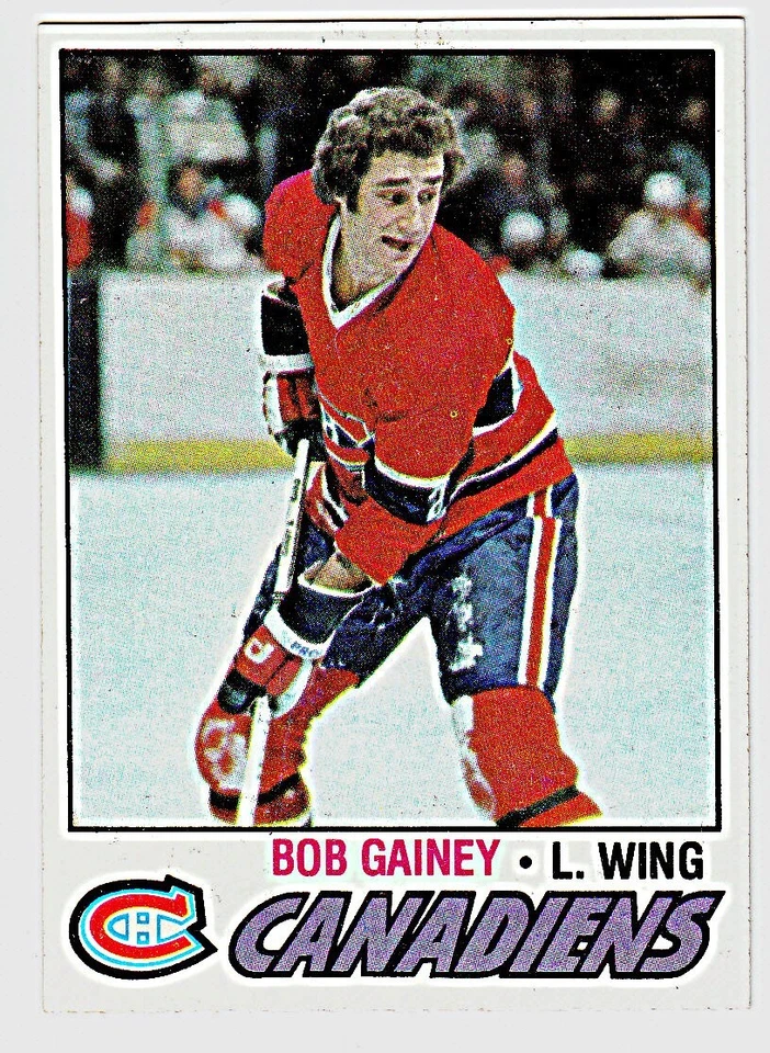 1977-78 TOPPS #129 BOB GAINEY Montreal Canadiens Hockey Card - Image 1 of 1