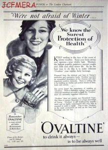 Original OVALTINE Tonic Food Beverage Drink Werbung - 1937 Art Deco Print Ad - Bild 1 von 1