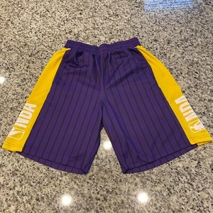 NBA Basketball Sportshorts Herren Gr. Medium Lakers Farben Lila Gold Freizeit - Bild 1 von 8
