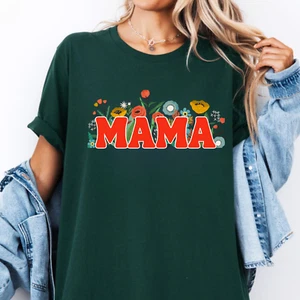 Mama TShirt Floral Mother Shirt - Picture 1 of 30