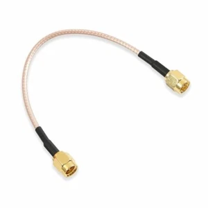 15 cm SMA macho a macho enchufe RG316 cola de cerdo cable de extensión RF coaxial Reino Unido - Imagen 1 de 3