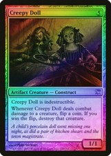 Creepy Doll FOIL Innistrad PLD Artifact Rare MAGIC GATHERING CARD ABUGames