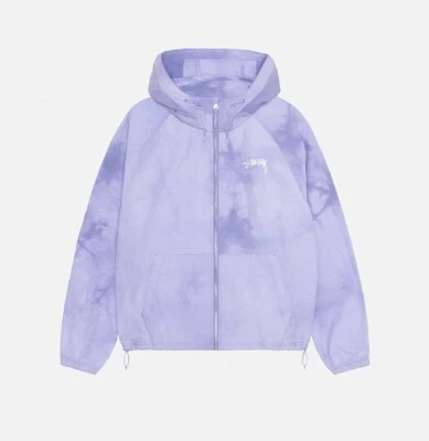 Stussy Beach Shell Wave Dye Jacket In Lilac US Medium - Image 1 of 3