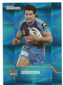 2013 NRL Traders Parallel PS52 Kevin GORDON Gold Coast Titans - Picture 1 of 1