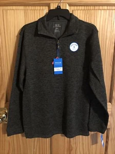 Suéter Haggar Para Hombres 1/4 Cremallera Pequeña Sudadera Oliva Venta al por menor $55 (s-negro-48-18) - Imagen 1 de 9