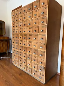 Originaler Schubladenschrank Apothekerschrank Büro Highboard 1930 - Bild 1 von 18