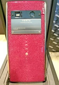 Full box Vertu Aster Limited Edition No.044 of 280 Stingray Red - Picture 1 of 10