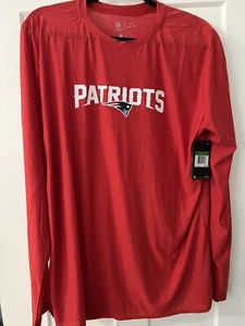 New England Patriots Nike Sideline Player Langarm Tshirt On Field XL Neu mit Etikett - Bild 1 von 6