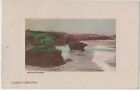 Postcard Shelly Beach Warrnambool 1d stamp Dookie Victoria to Moonee Ponds