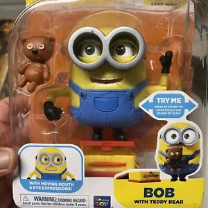 Illumination MINION Figure Bob with Teddy bear moving eye and mouth - Picture 1 of 9