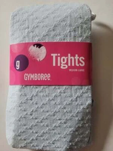 NWT Girls 4-5 y Gymboree LIGHT BLUE textured tights vtg M L spring summer 2003 - Picture 1 of 2