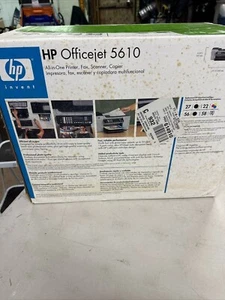 HP OfficeJet 5610V All-In-One Inkjet Color Photo Printer Scanner New Sealed - Picture 1 of 2