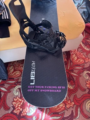 Lib Tech Dynamo Snowboard Snow Board Not Bannana and Nidecker Step In Supermatic - Image 1 of 4