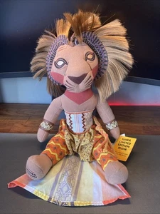Simba The Lion King Original Broadway Musical Limited Edition Plush 16" S6053 - Picture 1 of 8