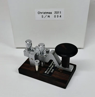 NEW Morse Express Special Limited Edition 2011 Christmas Morse Code Key. #094. - Image 1 of 4